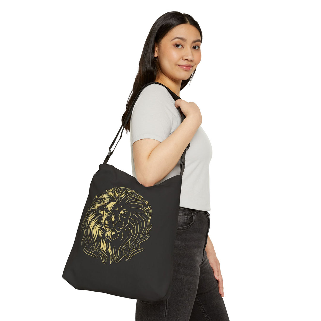 Leo Acrostic Poem Adjustable Tote Bag