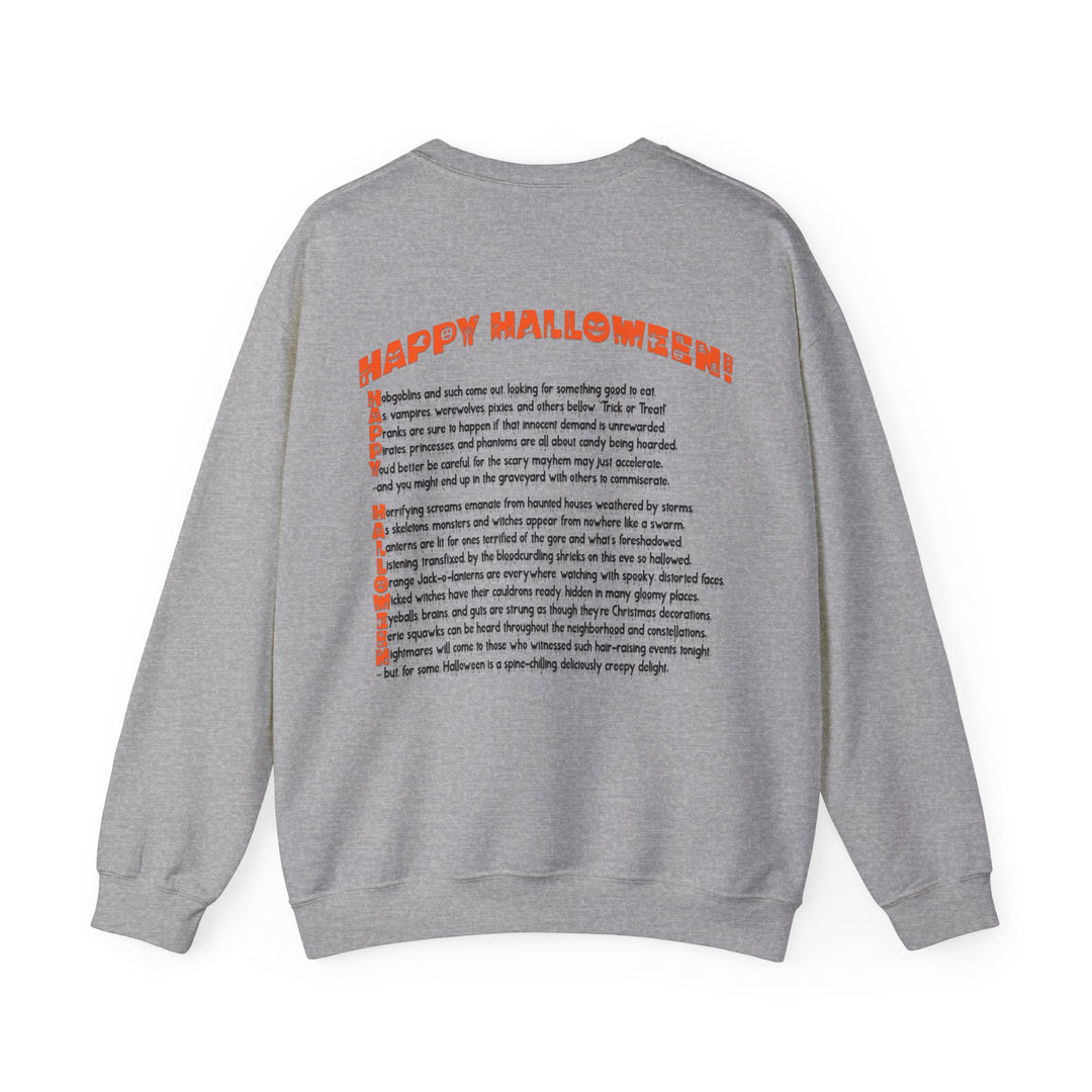 Happy Halloween Acrostic Poem Sweatshirt - Baby Dragon