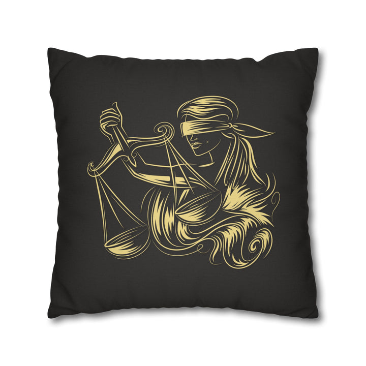 Libra Acrostic Poem Pillow Cover