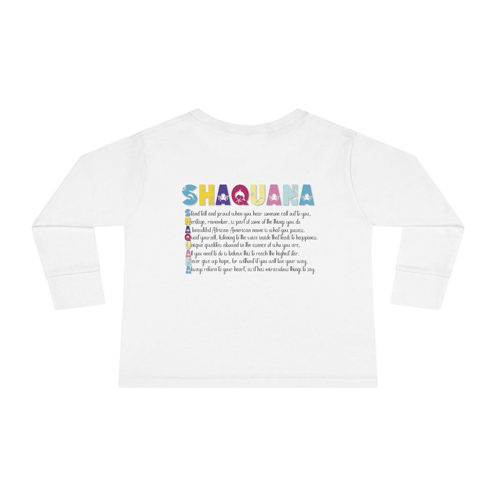 Personalized Name T-shirt, Toddler Long Sleeve T-Shirt, Seahorse T-shirt, Seahorse Toddler T-Shirt, Acrostic T-Shirt, Seahorse
