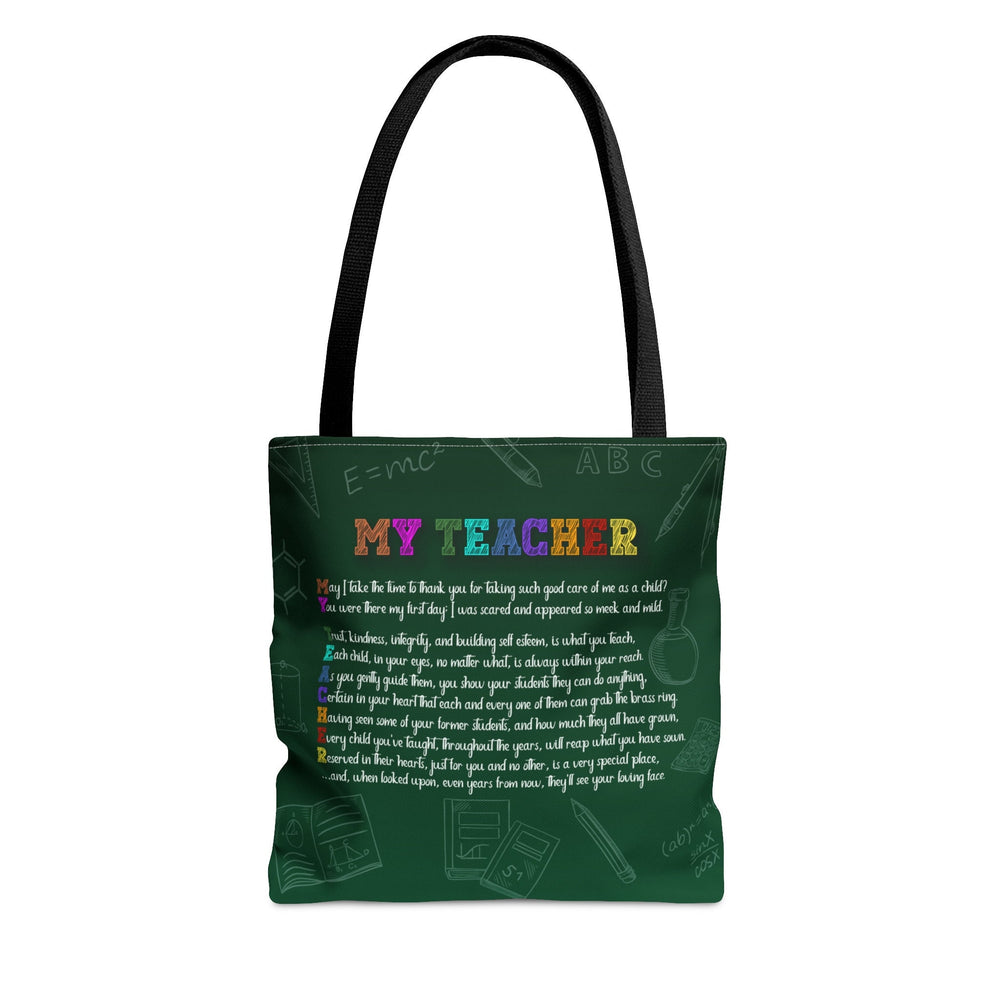 My Teacher Tote Bag. Perfect gift for National Teacher's Day, Holiday or Christmas Gift, or End of Year Thank You.