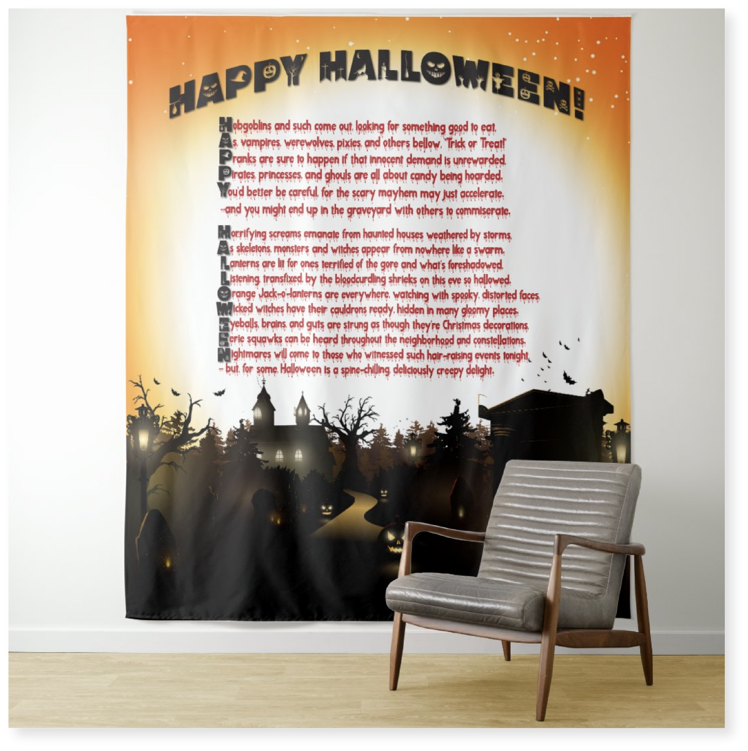 It's Just a Phrase Halloween Backdrop Collection