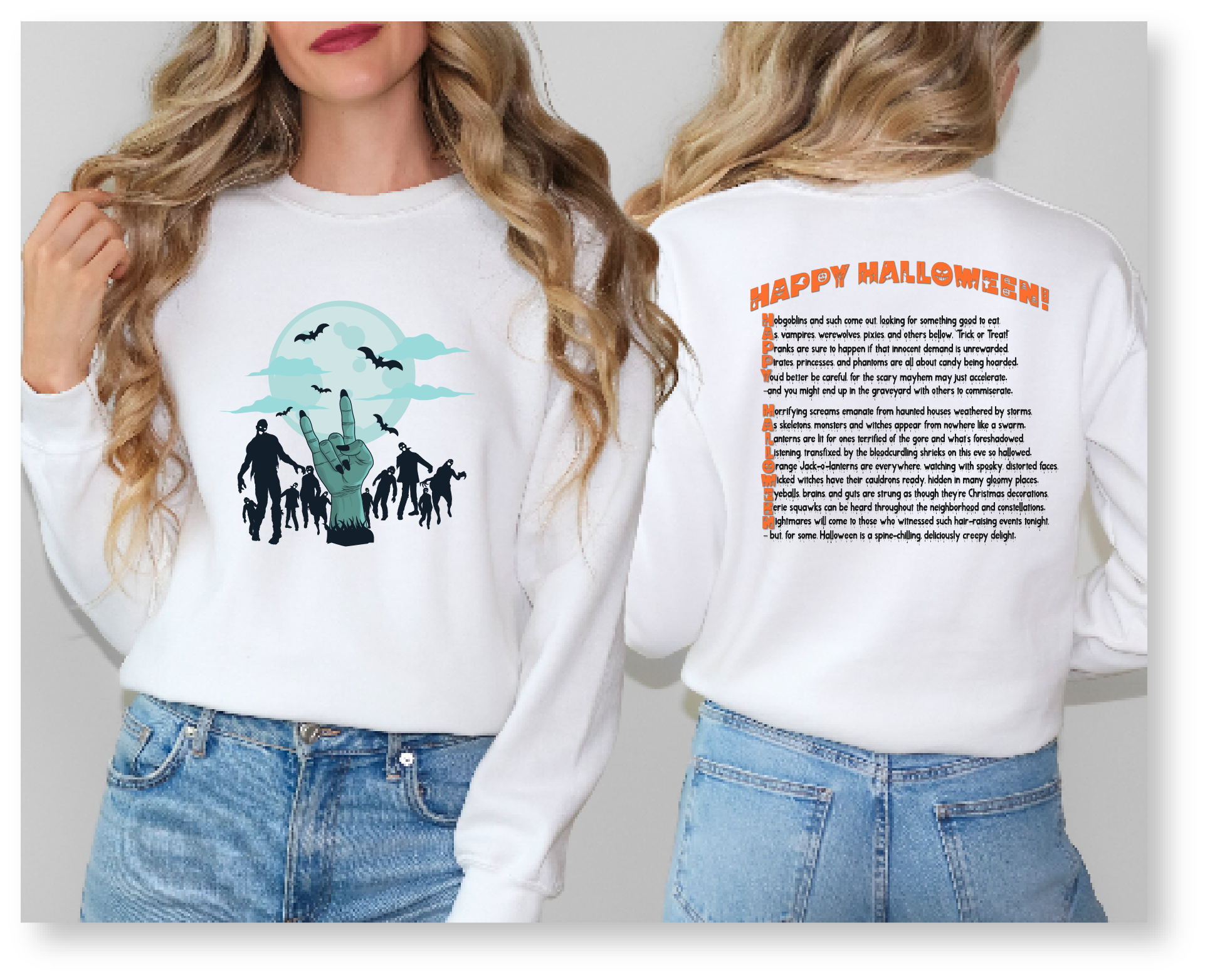 It's Just a Phrase Halloween Sweatshirt Collection