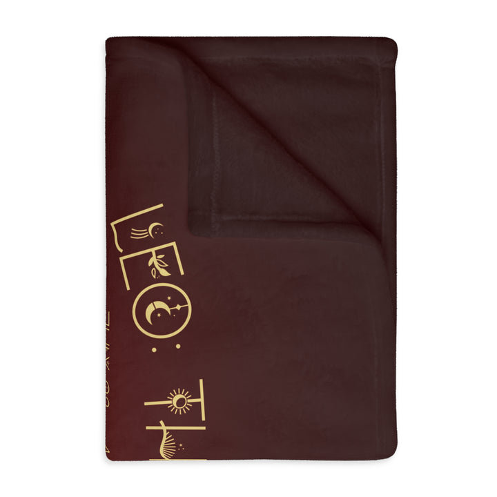 Leo Velveteen Microfiber Blanket (Two-sided print)