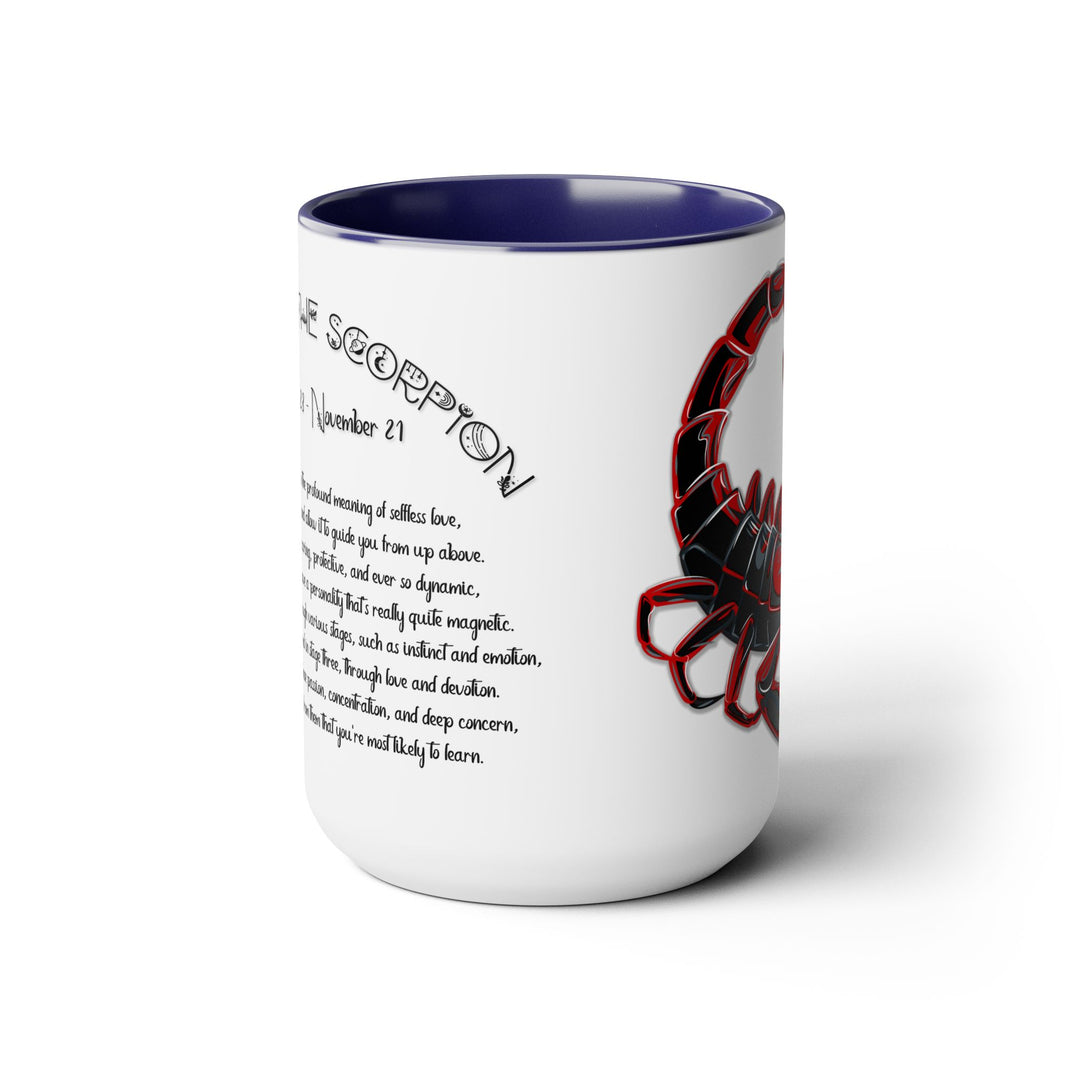Scorpio Two-Tone Coffee Mugs - 15oz