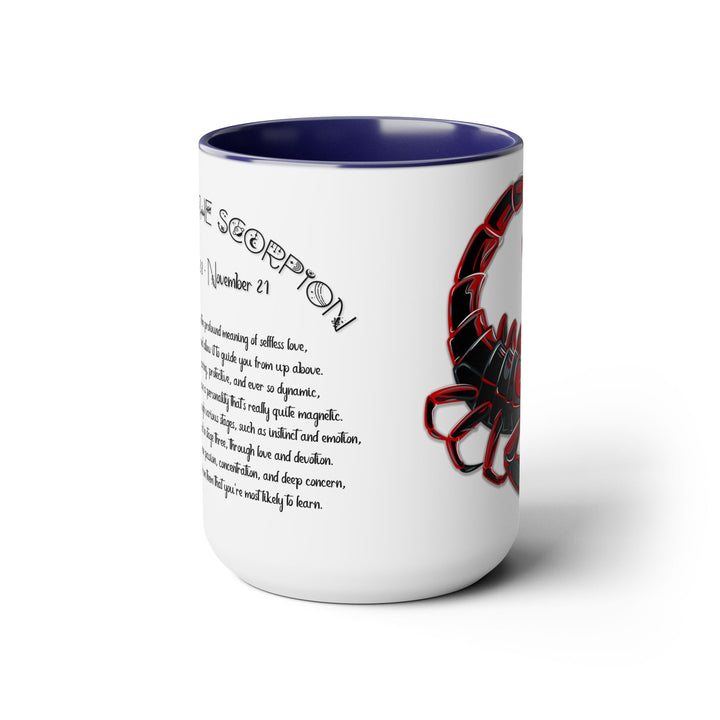 Scorpio Two-Tone Coffee Mugs - 15oz