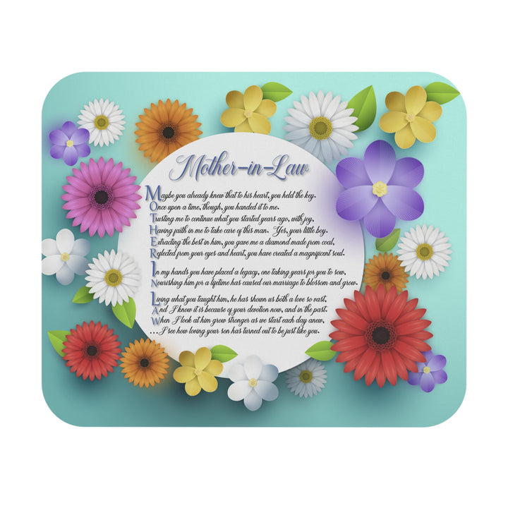It's Just a Phrase Acrostic Poem Mouse Pad - "Mother-in-Law"