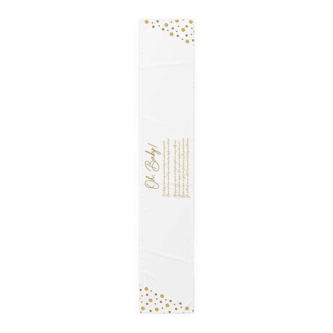 “Oh, Baby” Table Runner - No Personalization