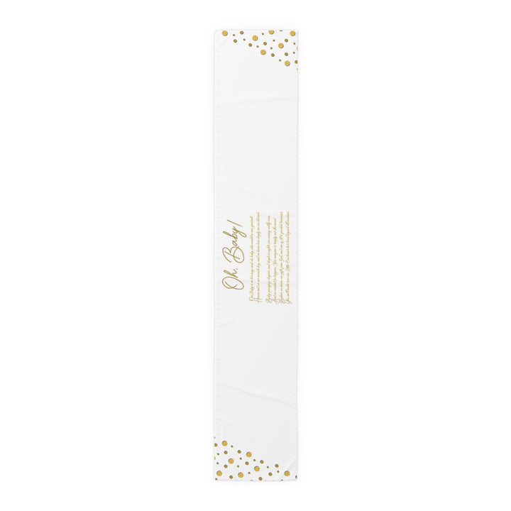 “Oh, Baby” Table Runner - No Personalization
