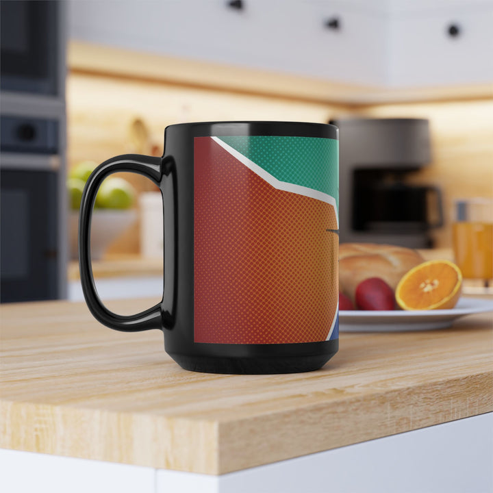 "Husband" Acrostic Poem Black Mug - 15oz