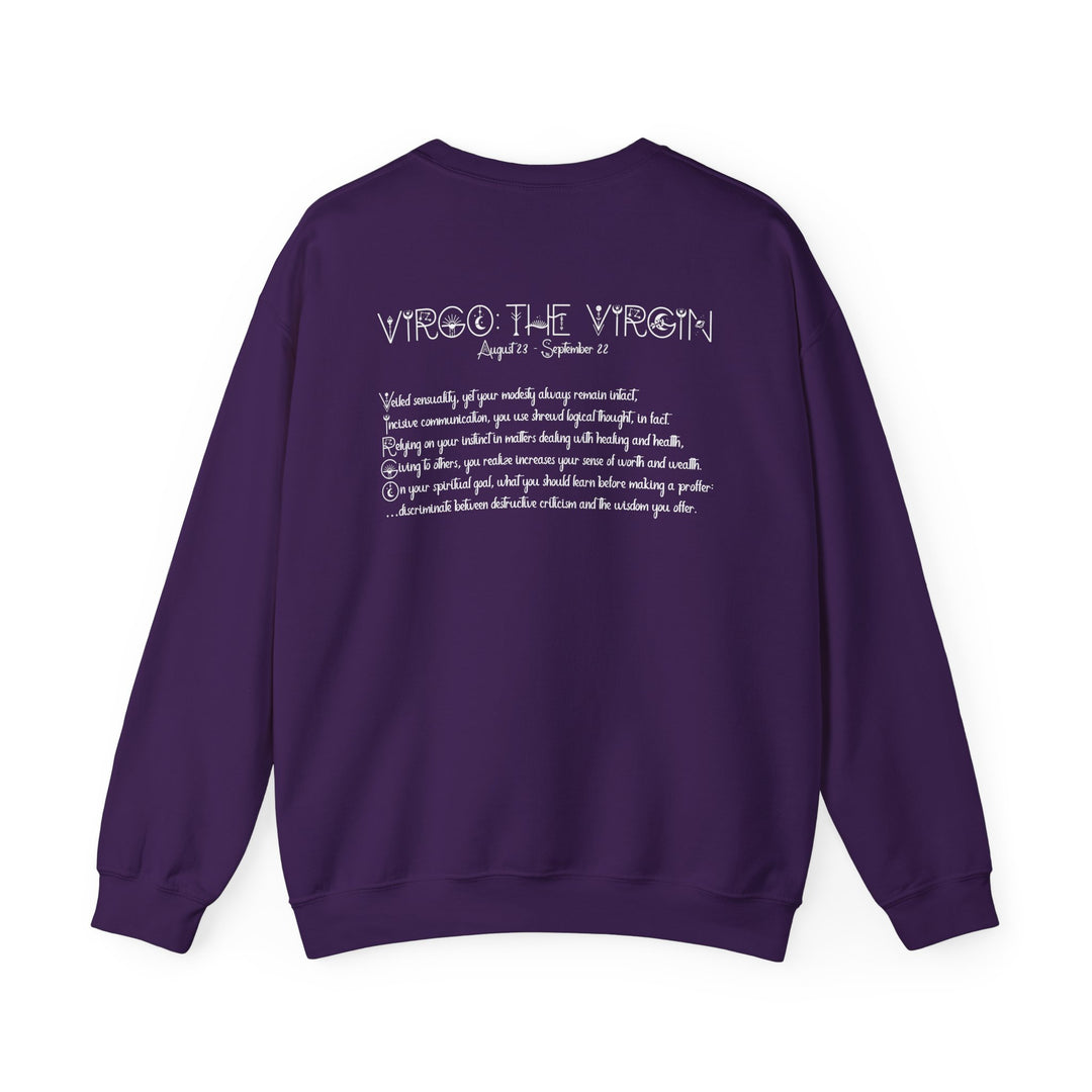 Virgo Acrostic Poem Astrology Sweatshirt - Unisex