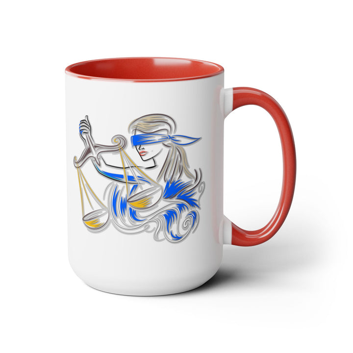 Libra Two-Tone Coffee Mugs - 15oz