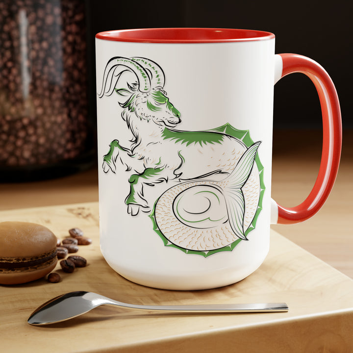 Written in the Stars Two-Tone Coffee Mugs - 15oz - Capricorn