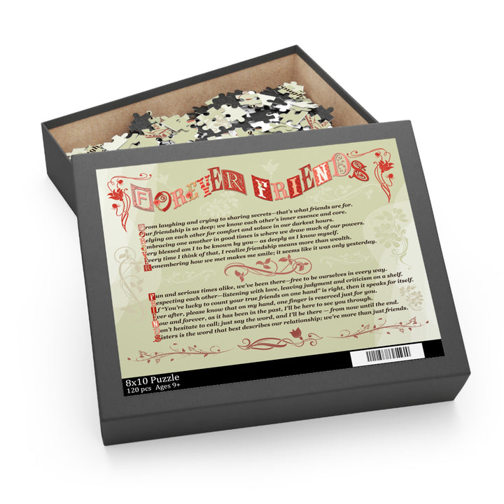 Forever Friends Acrostic Poem Puzzle - Whimsical - Cardboard Box