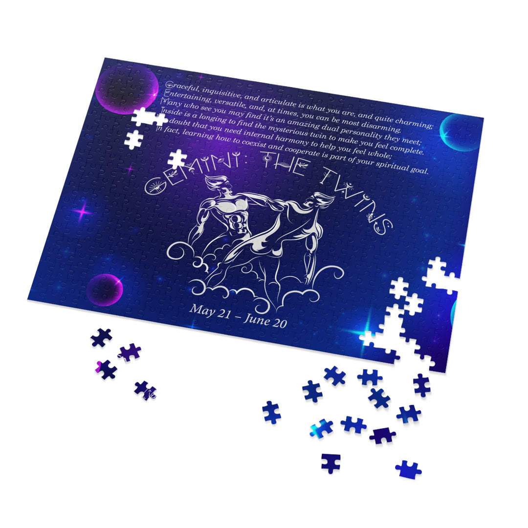 Gemni Acrostic Poem Puzzle - Tin Box