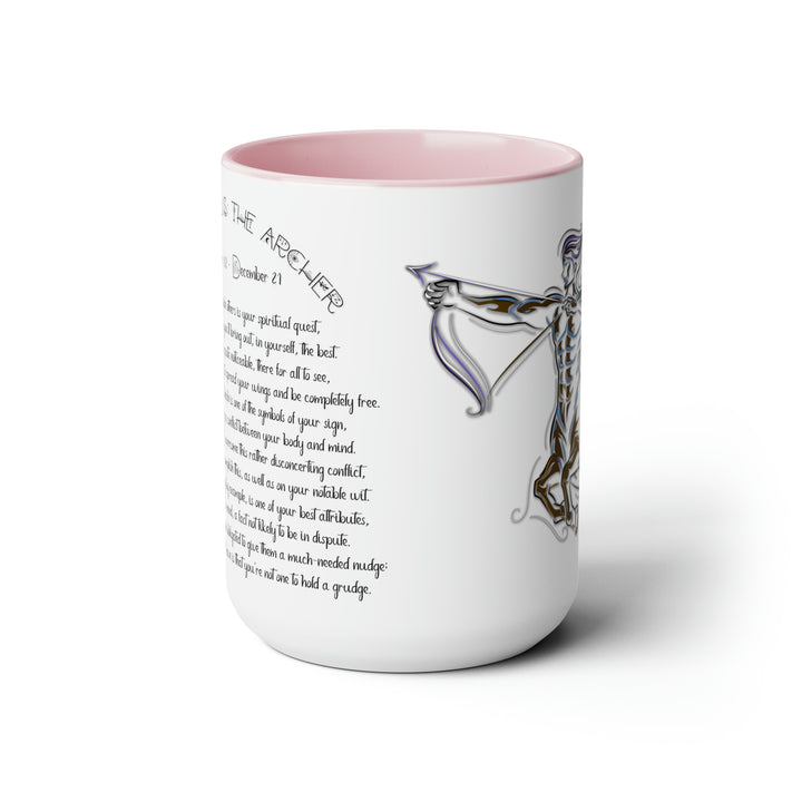Written in the Stars Two-Tone Coffee Mugs - 15oz - Sagittarius