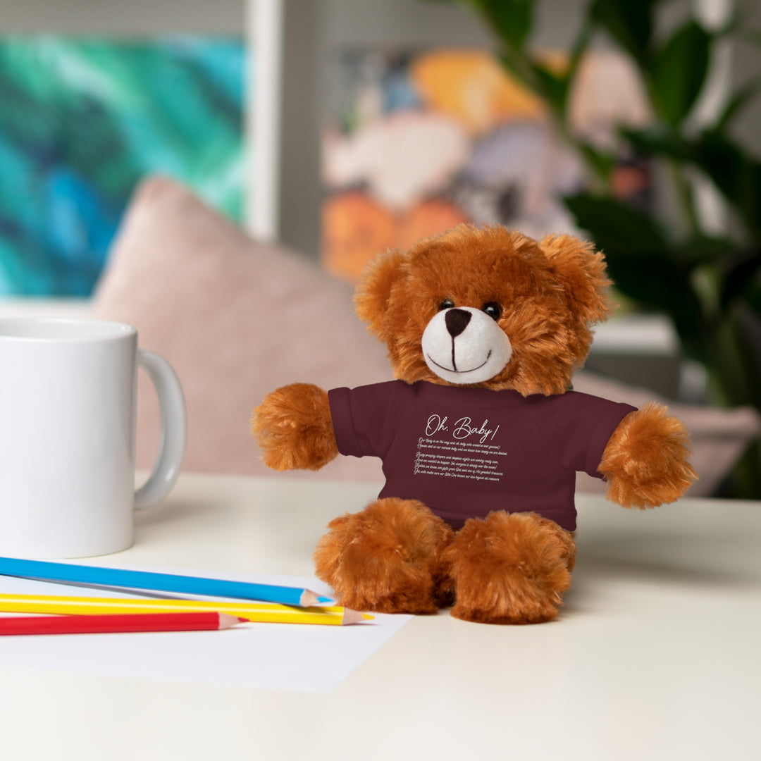 Oh, Baby Acrostic Poem Stuffed Animal Collection with T-Shirt