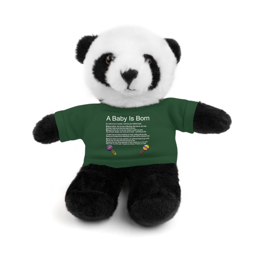 A Baby is Born Acrostic Poem Stuffed Animal Collection with T-Shirt - Wings