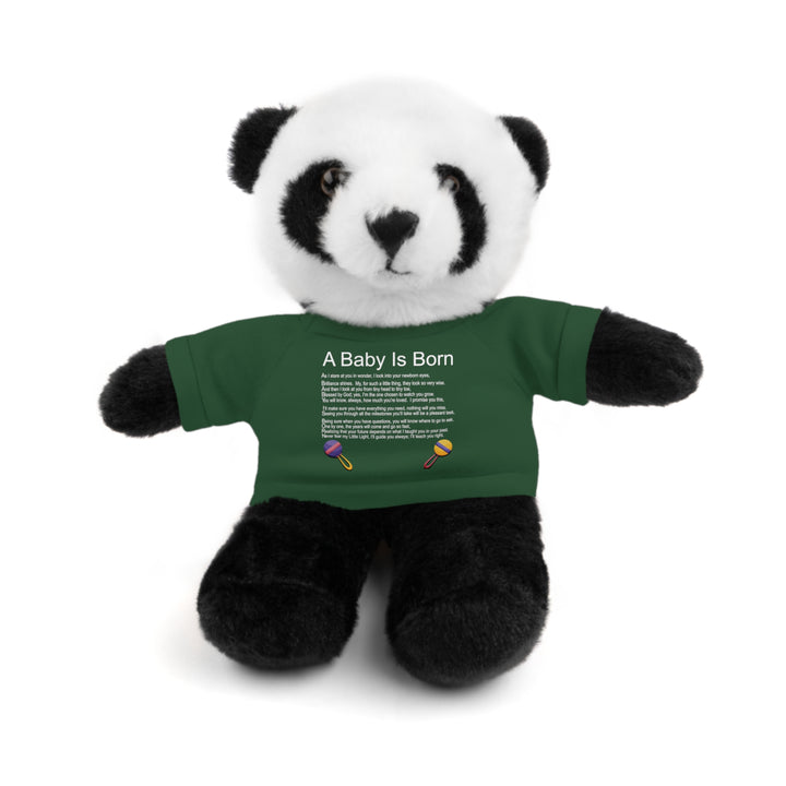 A Baby is Born Acrostic Poem Stuffed Animal Collection with T-Shirt - Wings