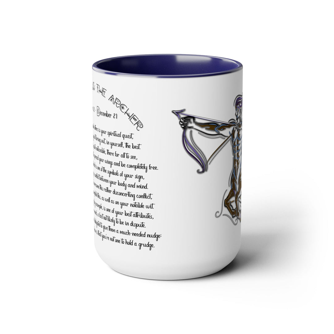 Sagittarius Two-Tone Coffee Mugs - 15oz
