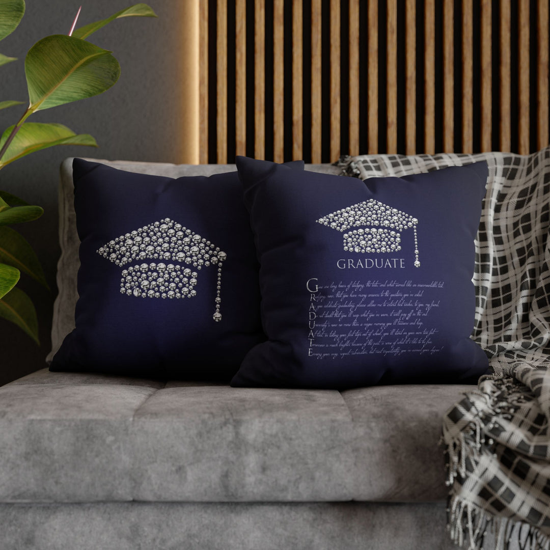Graduate Acrostic Poem Pillow Cover