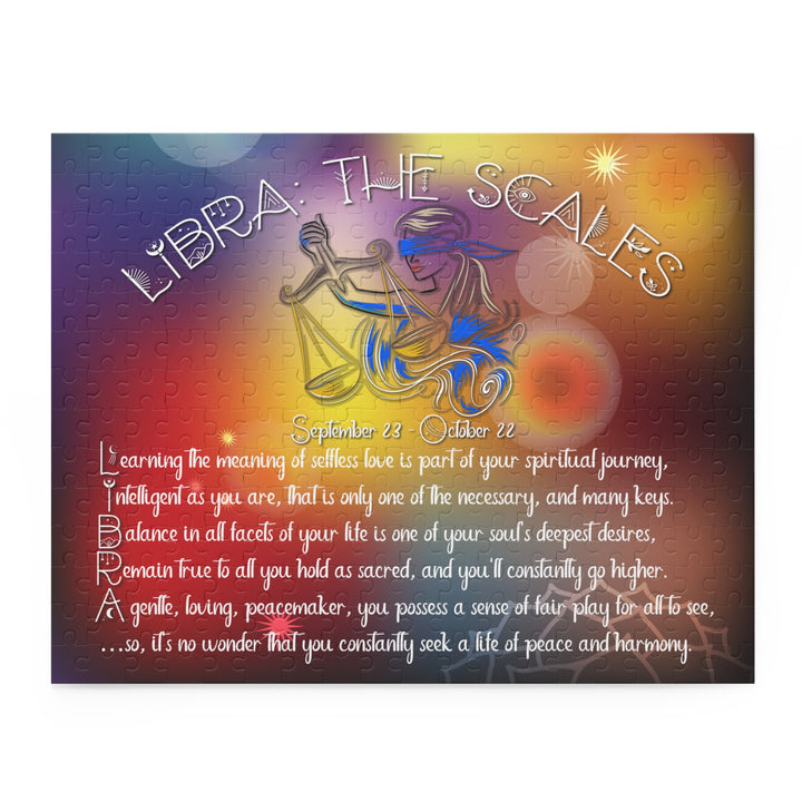 "Libra" Acrostic Poem Horoscope Puzzle - Beams