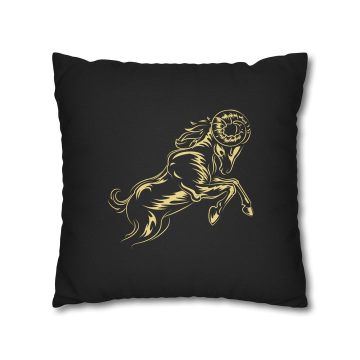 Aries Acrostic Poem Pillow Cover