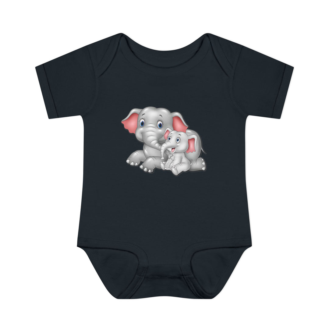 Baby Steps "It's a Girl" Acrostic Poem Bodysuit - Mommy & Baby Elephant
