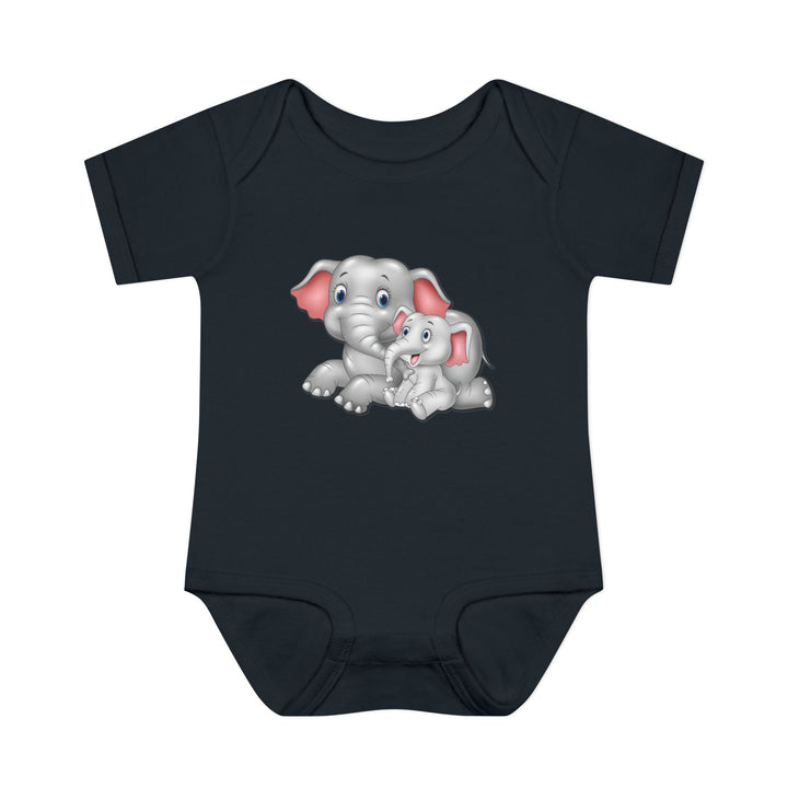 Baby Steps "It's a Girl" Acrostic Poem Bodysuit - Mommy & Baby Elephant