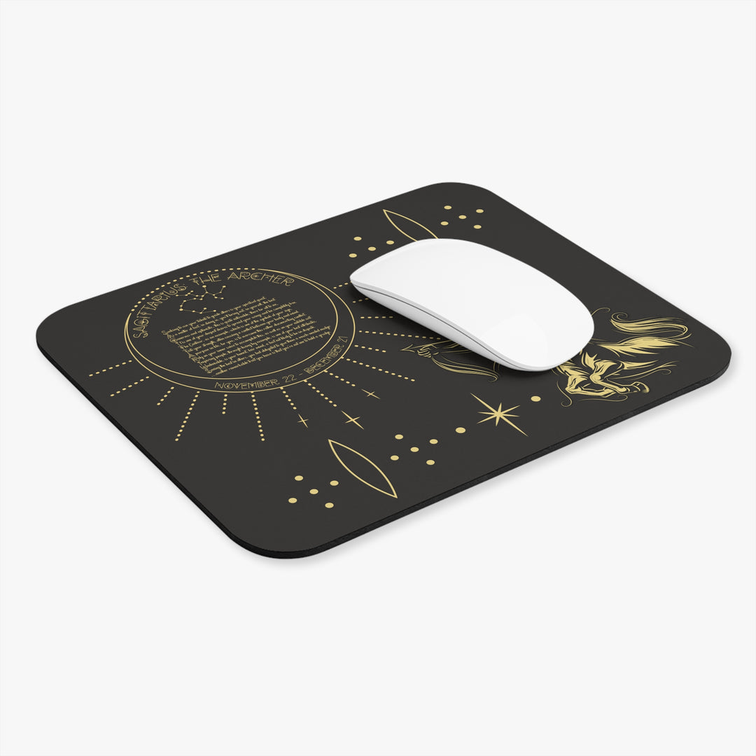 Written in the Stars Acrostic Poem Mouse Pad - "Sagittarius"