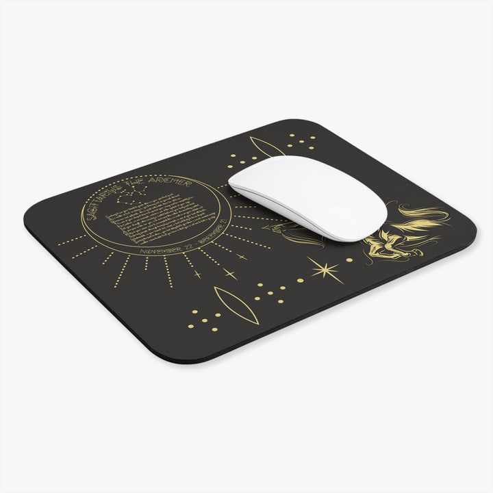 Written in the Stars Acrostic Poem Mouse Pad - "Sagittarius"