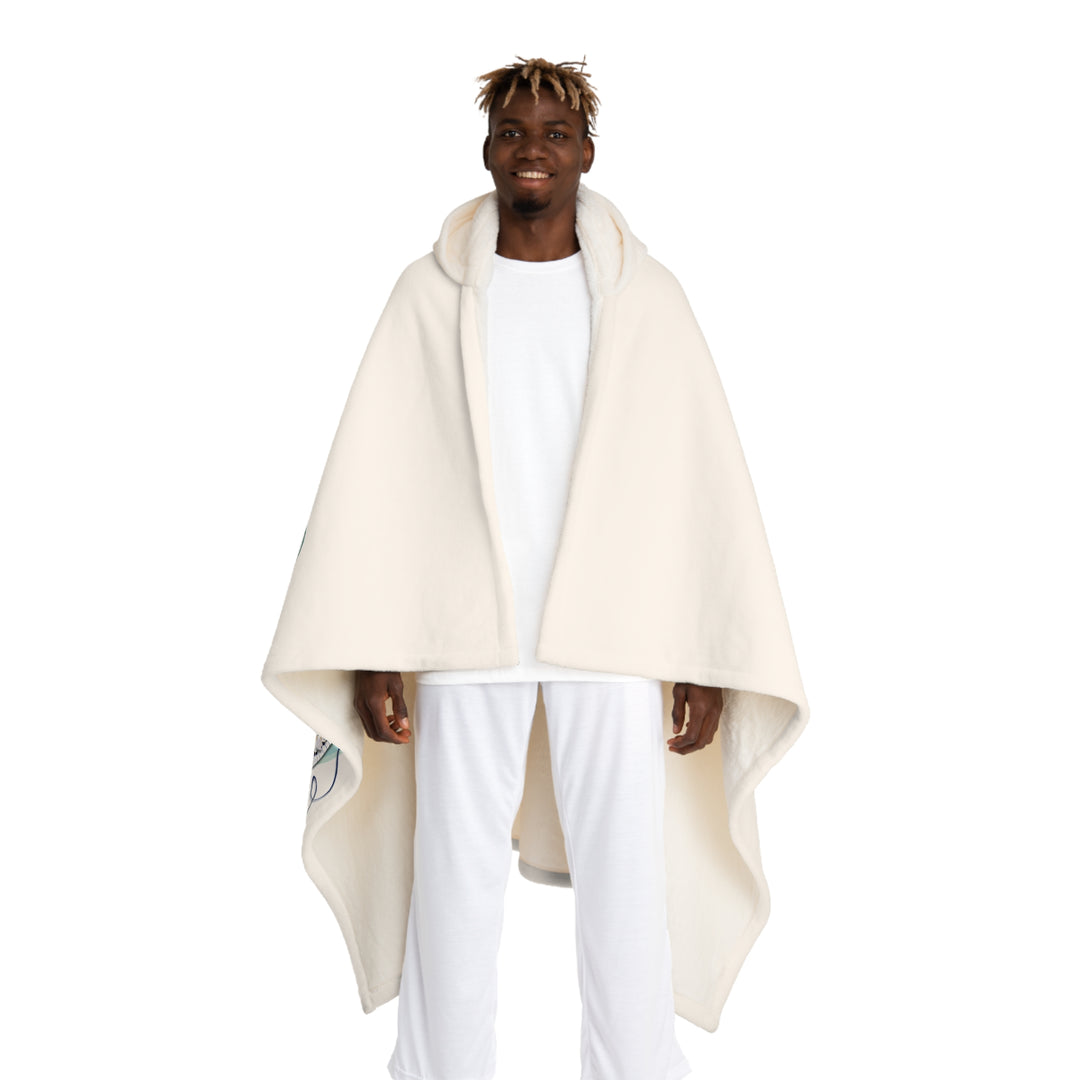 Forever Friends Acrostic Poem Hooded Sherpa Blanket - Musical Notes - No Personalization