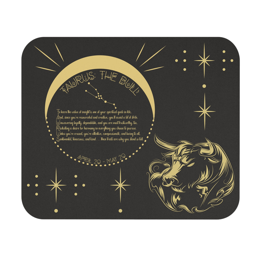 Written in the Stars Acrostic Poem Mouse Pad - "Taurus"