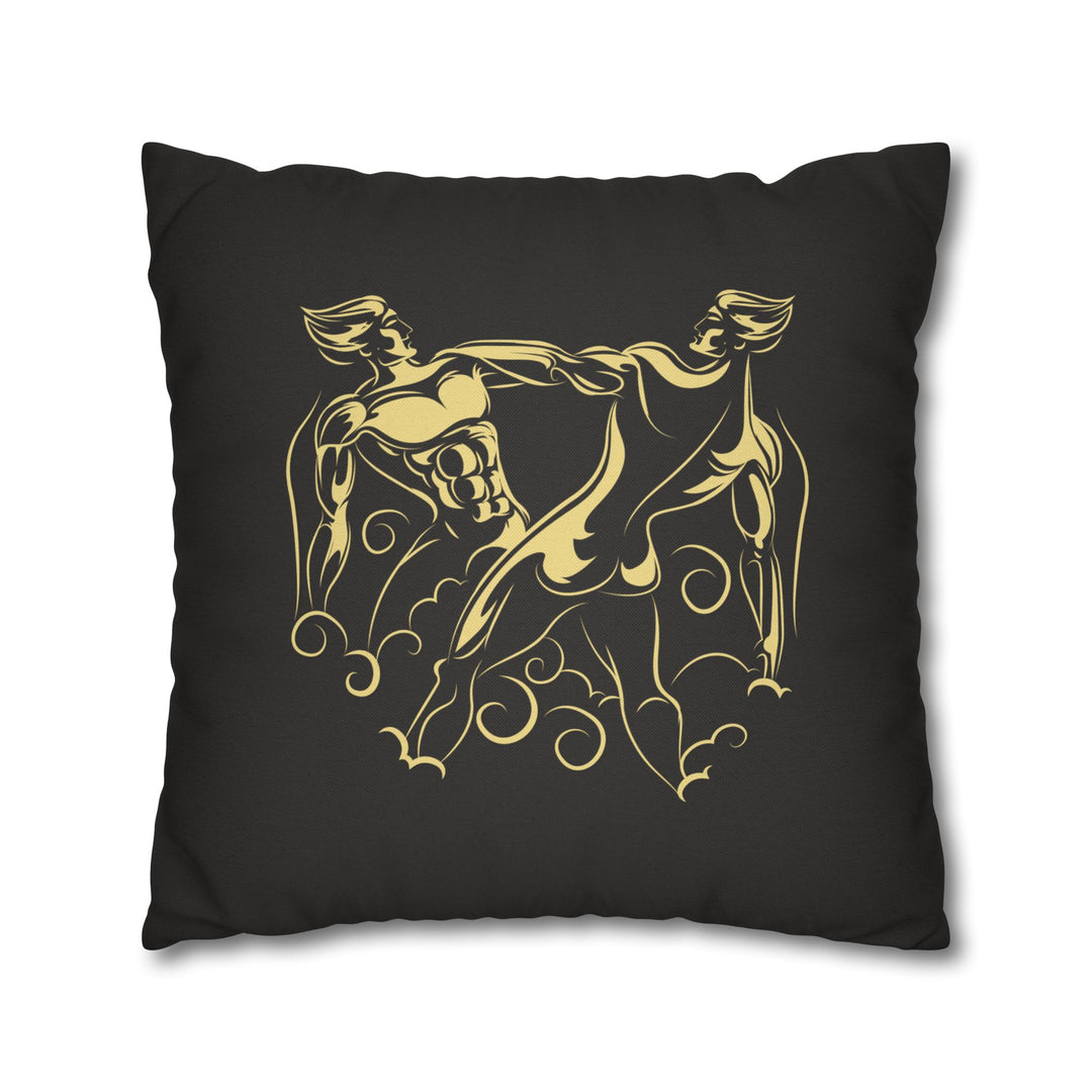 Gemini Acrostic Poem Pillow Cover