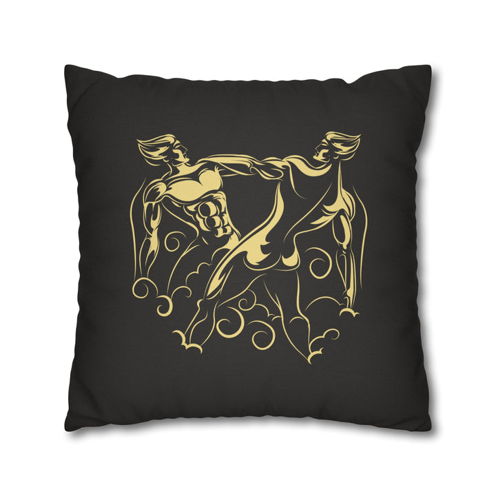 Gemini Acrostic Poem Pillow Cover