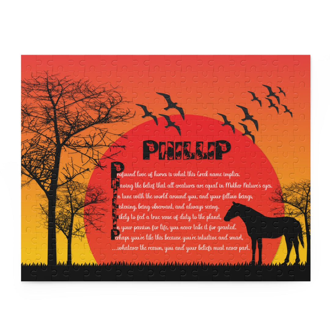 Namesakes Acrostic Poem Name Puzzle - Horse Design