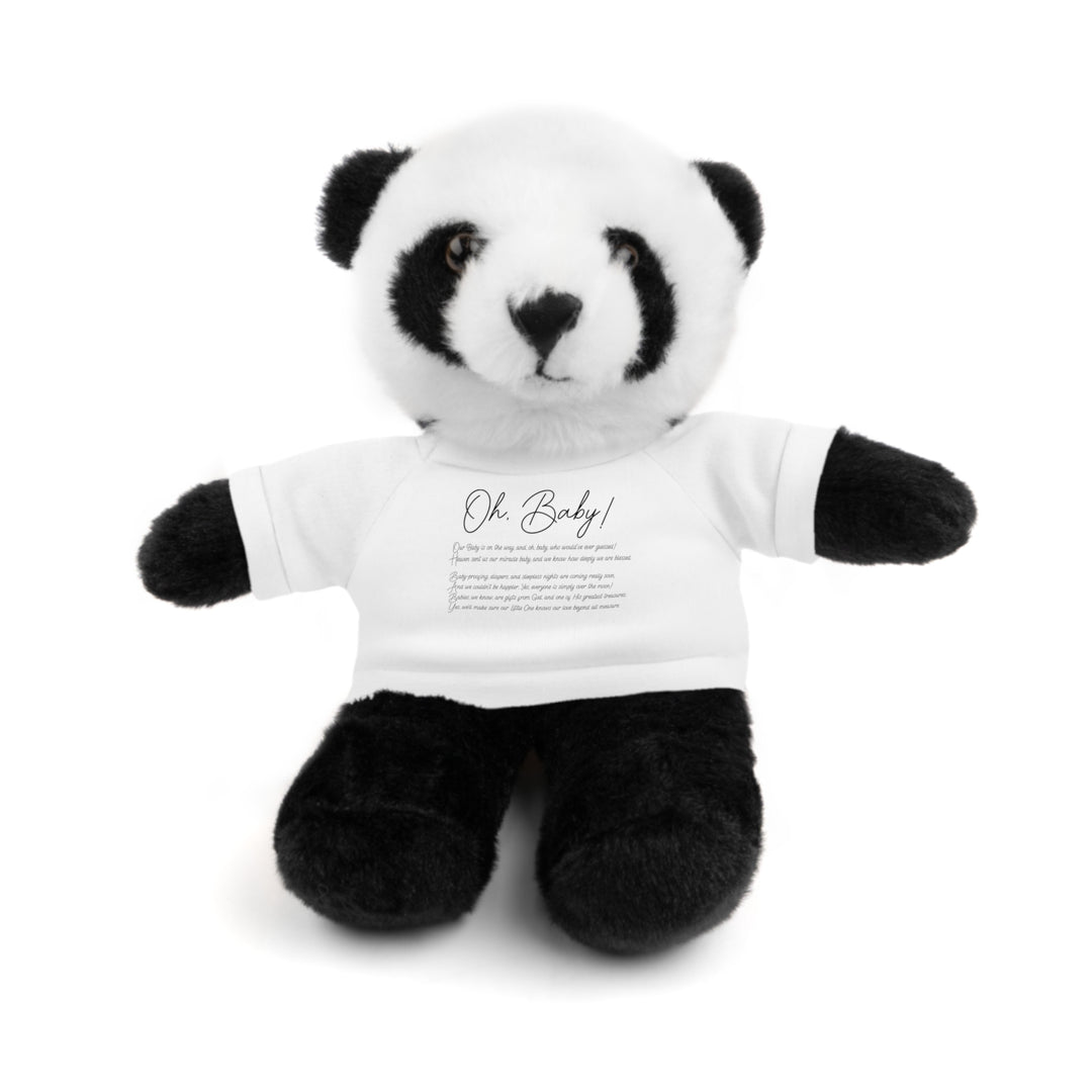 Oh, Baby Acrostic Poem Stuffed Animal Collection with T-Shirt