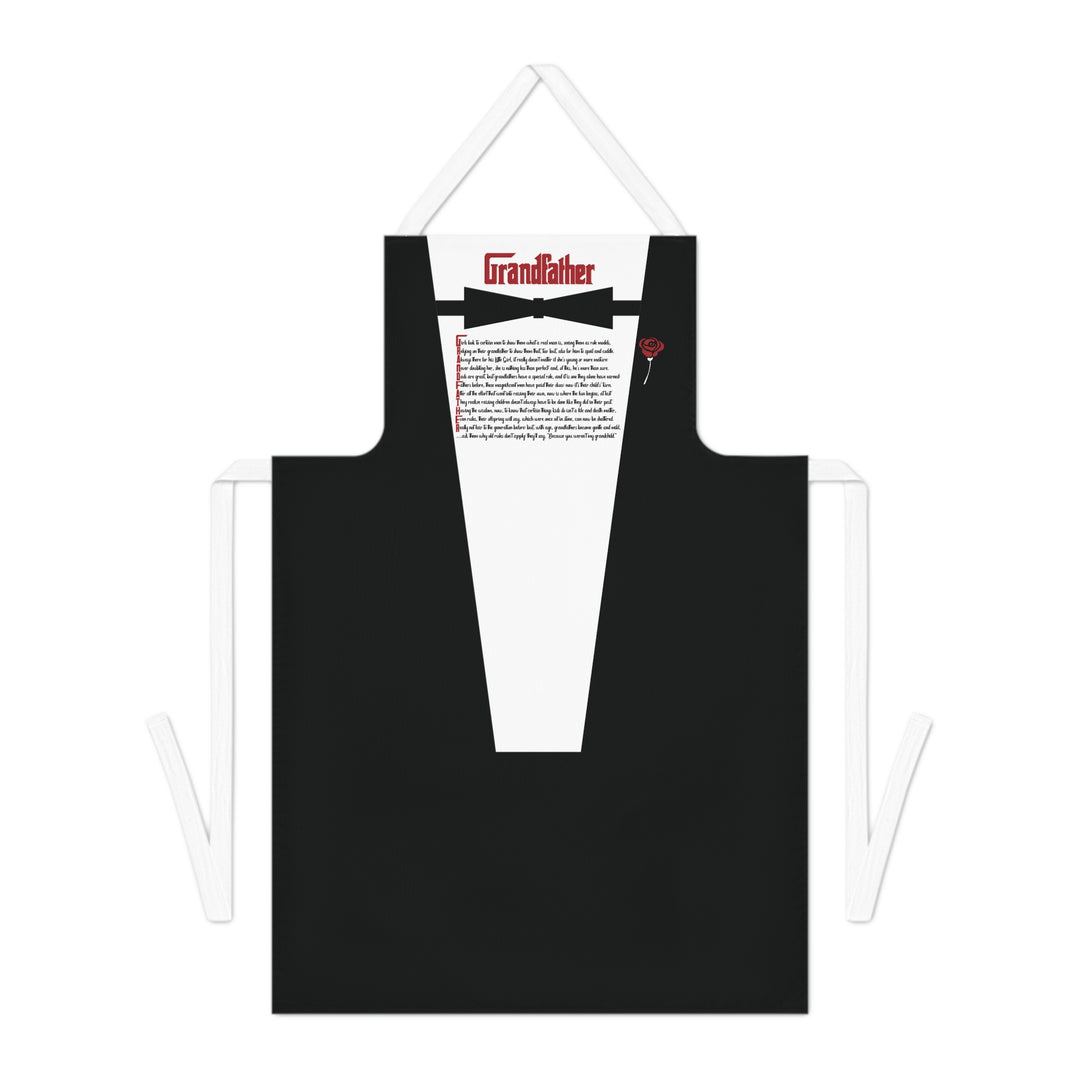 Chef Apron with Acrostic Poem Spelling out "Grandfather"