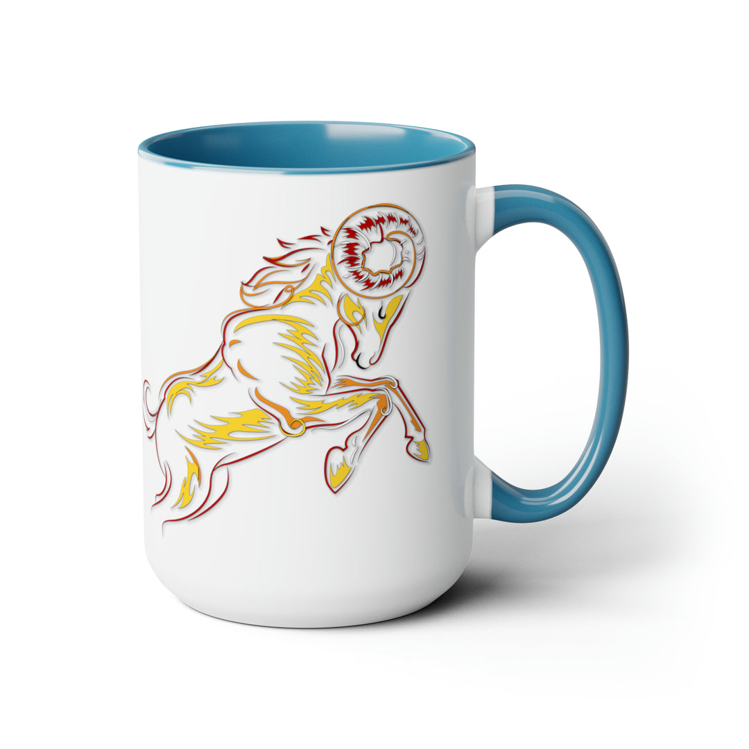 Written in the Stars Two-Tone Coffee Mugs - 15oz - Aries