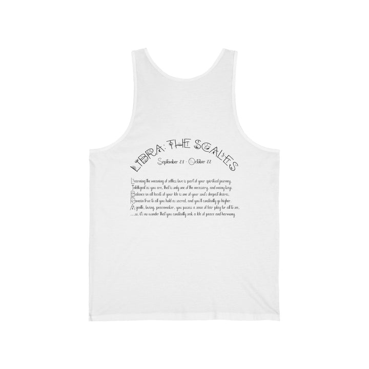 “Libra”  Unisex Acrostic Poem Jersey Tank Top