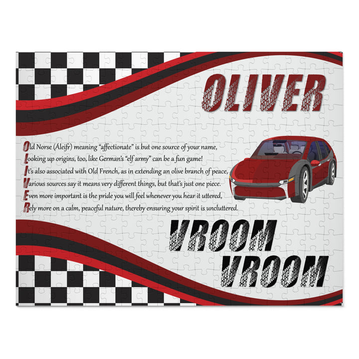 Namesakes Acrostic Poem Jigsaw Puzzle - Toy Cars
