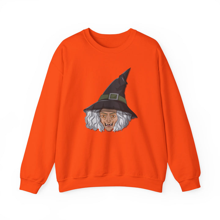 Happy Halloween Acrostic Poem Sweatshirt -  Old Witch