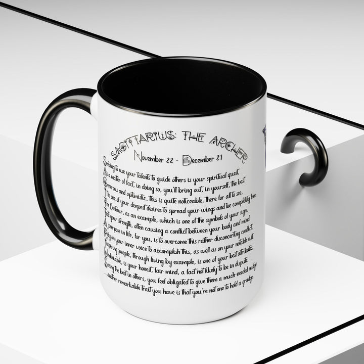 Sagittarius Two-Tone Coffee Mugs - 15oz