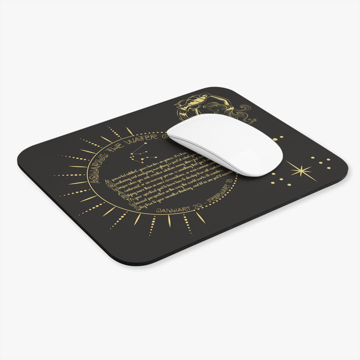Written in the Stars Acrostic Poem Mouse Pad - "Aquarius"