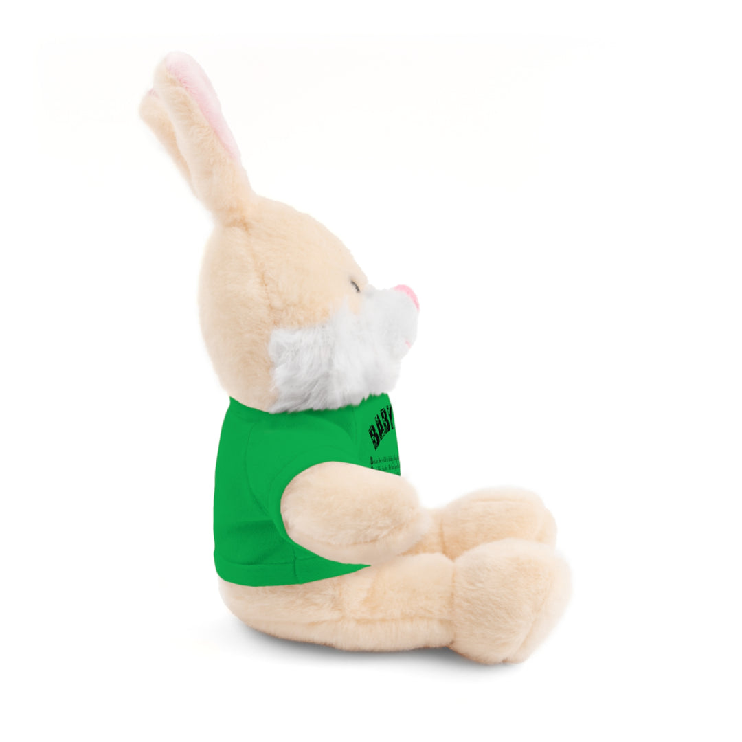Baby Feet Acrostic Poem Stuffed Animal Collection with T-Shirt - Pink Footprints