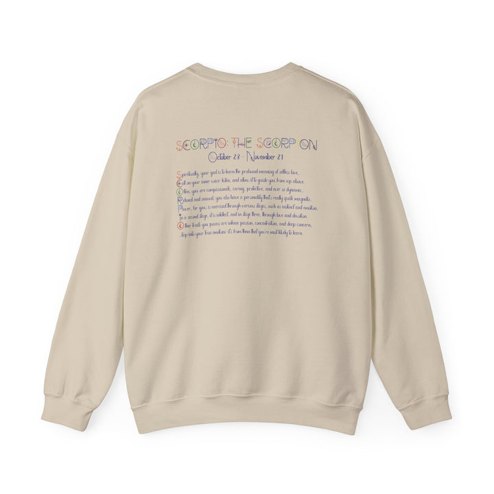 Scorpio Acrostic Poem Astrology Sweatshirt - Unisex