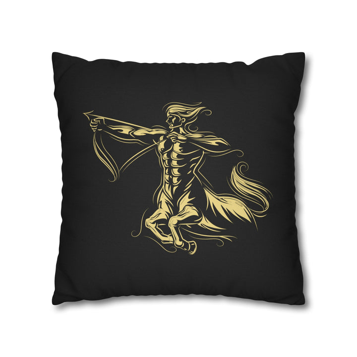 Sagittarius Acrostic Poem Pillow Cover