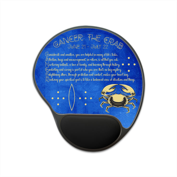 Written in the Stars Mouse Pad With Wrist Rest - Cancer
