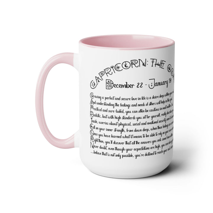 Capricorn Two-Tone Coffee Mugs - 15oz