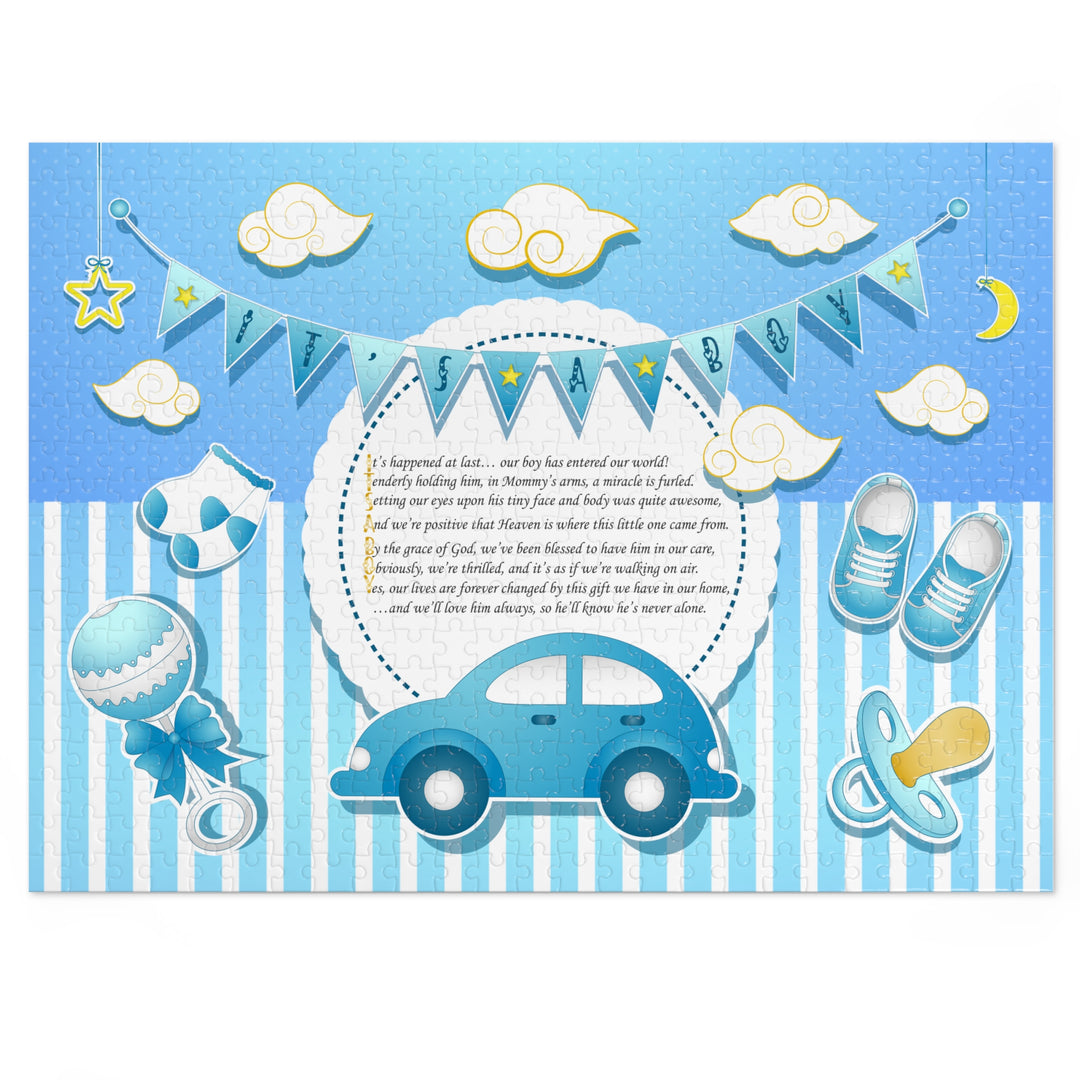 Baby Steps Acrostic Poem Jigsaw Puzzle - It's a Boy